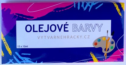 Olejové barvy 12x12 ml