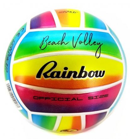 Made Míč rainbow volejbalový pearl 21 cm