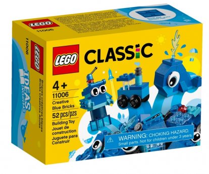 LEGO Classic 11006 Modré kreativní kostičky