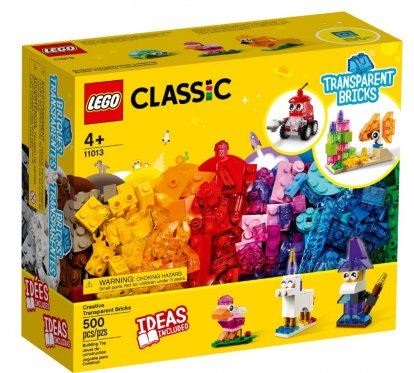 LEGO Classic 11013 Průhledné kreativní kostky