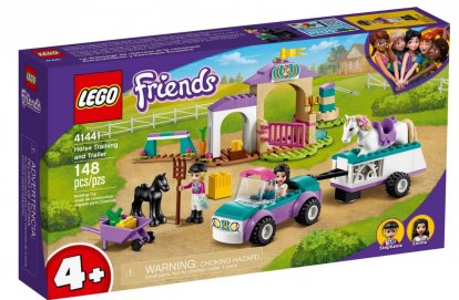 LEGO Friends 41441 Auto s přívěsem a výcvik koníka