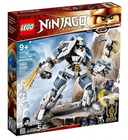 LEGO Ninjago 71738 Zane a bitva s titánskými roboty