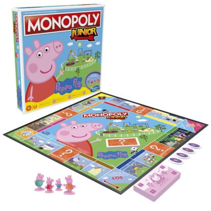 Hasbro Monopoly JUNIOR PRASÁTKO PEPPA