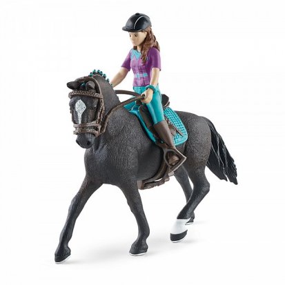 Schleich 42541 Lisa na koni s pohyblivými klouby