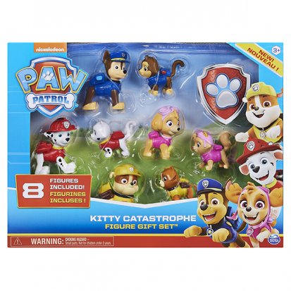 PAW PATROL DÁRKOVÉ BALENÍ 8 FIGUREK S DOPLŇKY