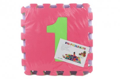 Lamps Pěnové puzzle 9 ks čísla