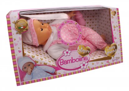 Alltoys  Miminko Bambolina 36 cm se zvuky a doplňky