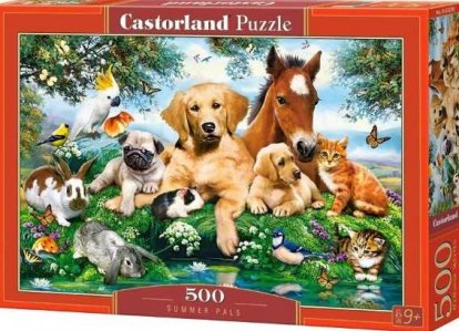Puzzle Castorland 500 dílků - Zvířecí parta