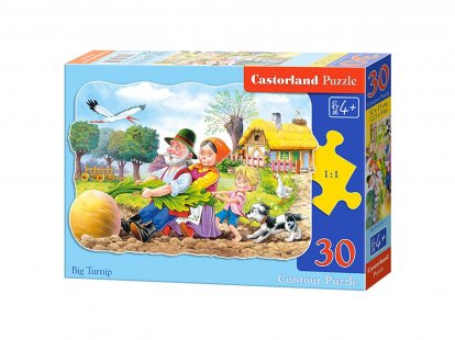 Puzzle CASTORLAND 30 dílků - O veliké řepě
