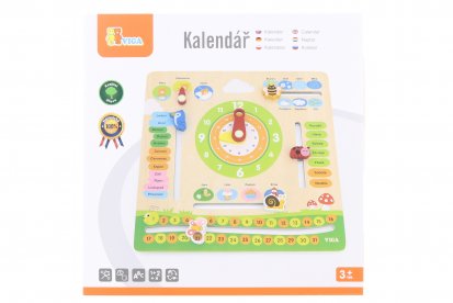 Viga Dřevěný kalendář český jazyk