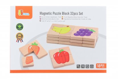 Viga Magnetické puzzle - ovoce