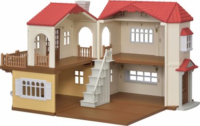 Sylvanian Families Patrový dům s červenou střechou a se světly