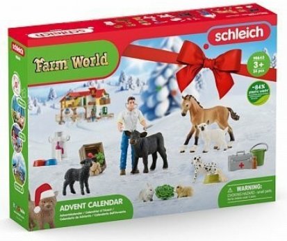 Schleich Adventní kalendář 2022 Domácí zvířata