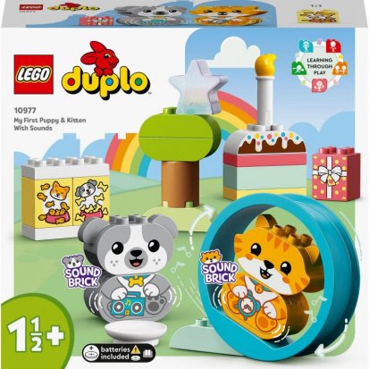 Lego Duplo 10977 Moje první štěňátko a koťátko vydávající zvuky