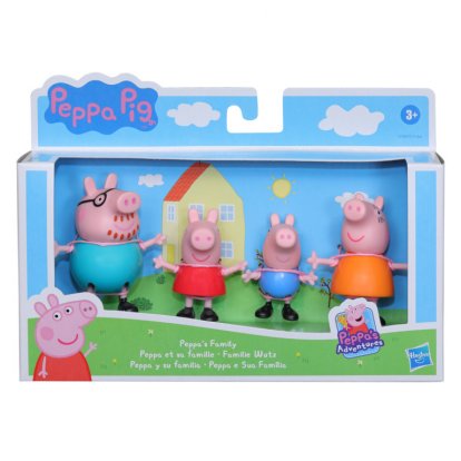 Hasbro PRASÁTKO PEPPA PEPPINA RODINKA SADA 4 FIGUREK