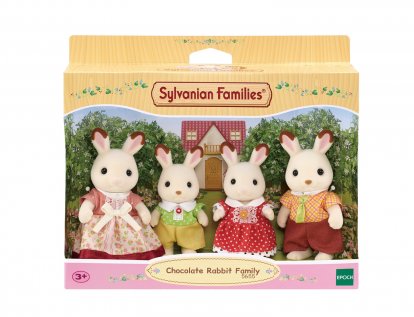 Sylvanian Families Rodina "chocolate" králíků