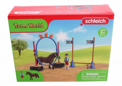 Schleich závod v agility pro poníky