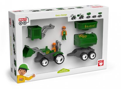 Efko MultiGO Farm set - figurky Igráčků farmářů s traktorem