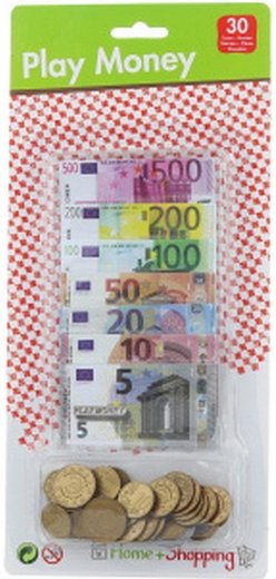 Hra peníze Eura - Bankovky a mince