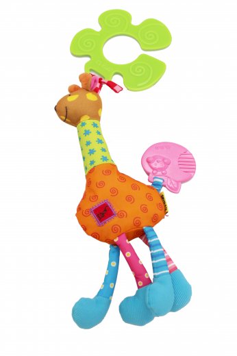Úchyt na kočárek - žirafa Igor