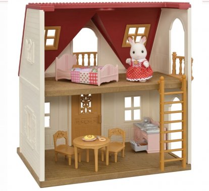 Sylvanian family Základní dům s červenou střechou nový