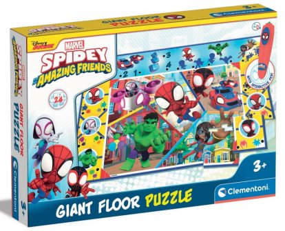 Clementoni MARVEL - Velké podlahové puzzle s interaktivním perem