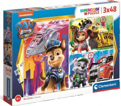 Clementoni Puzzle 3x48 dílků Maxi - Paw patrol