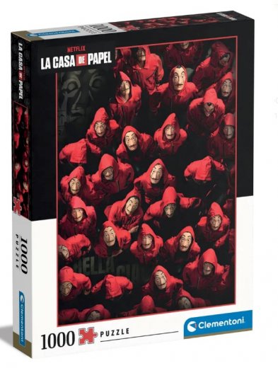 Clementoni Puzzle 1000 dílků - La Casa de Papel