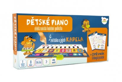 Elektronická hrací podložka pianko Zvířátka a jejich kapela