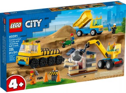 LEGO City 60391 Vozidla ze stavby a demoliční koule