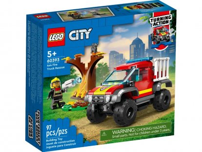 LEGO City 60393 Hasičský tereňák 4x4