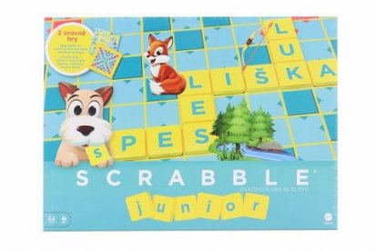 Mattel Junior scrabble CZ