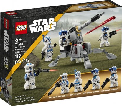 LEGO Star Wars 75345 Bitevní balíček klonovaných vojáků z 501. legie