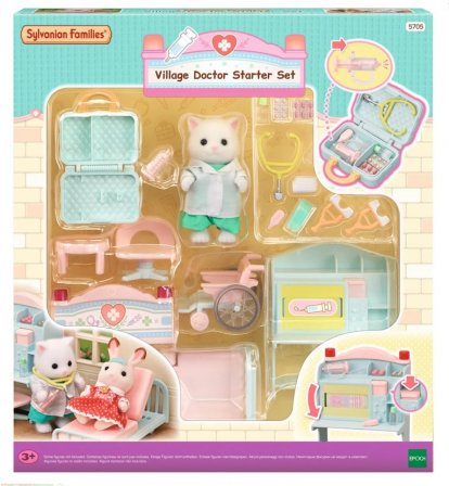 Sylvanian family Sada vesnický lékař