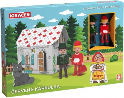 Efko Igráček Červená Karkulka - kreativní set s pohádkou