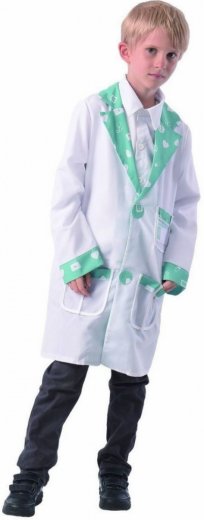 Šaty na karneval doktor 110 - 120 cm