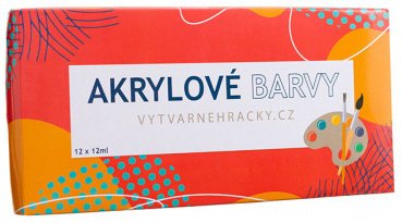 Akrylové barvy 12x12 ml