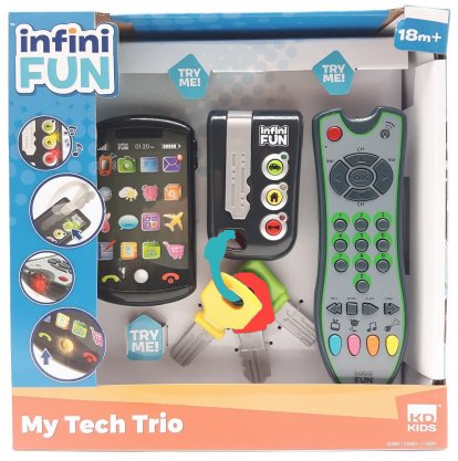 Trio set Tech Too - klíče, ovladač a telefon