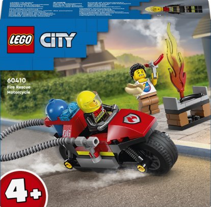 LEGO City 60410 Hasičská záchranná motorka