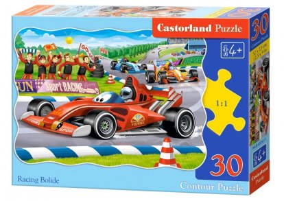 Puzzle Castorland 30 dílků - Závodní formule