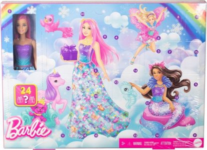 Mattel Barbie Pohádkový adventní kalendář 2024
