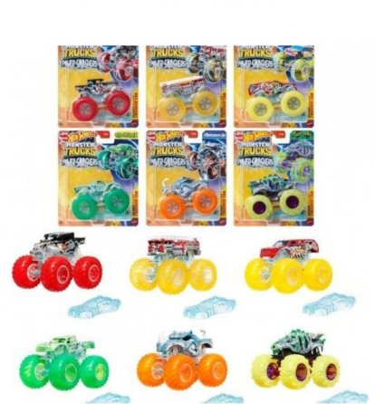 Mattel Hot Wheels MONSTER TRUCKS POWER SMASHERS TRUCK ASST
