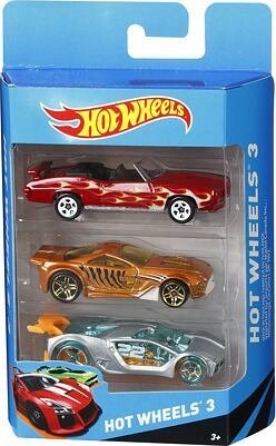 Mattel Hot Wheels Autíčka sada 3ks