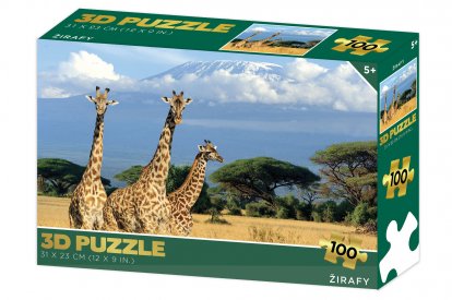 Lamps Puzzle 3D - Žirafy