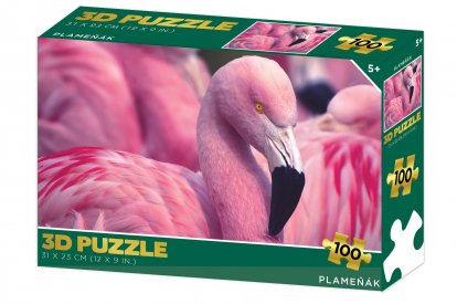 Lamps Puzzle 3D - Plameňák