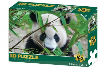 Lamps Puzzle 3D - Panda velká