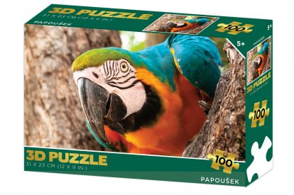 Lamps Puzzle 3D - Papoušek