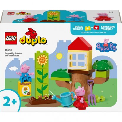 Lego Duplo 10431 Prasátko Peppa – zahrada a dům na stromě