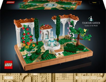 LEGO Icons 10359 Zahrada s fontánou