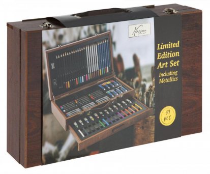 MAC Toys Velký dřevěný kreativní kufřík